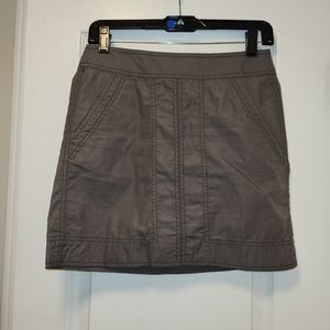 Gray cotton skirt, Size 0P